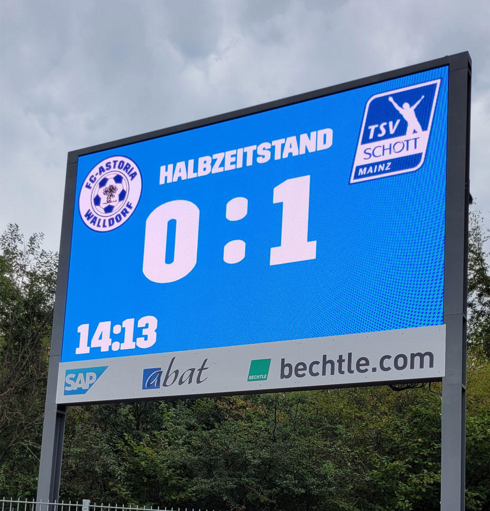 LED Bandenwerbung digitale videofähige LED Banden