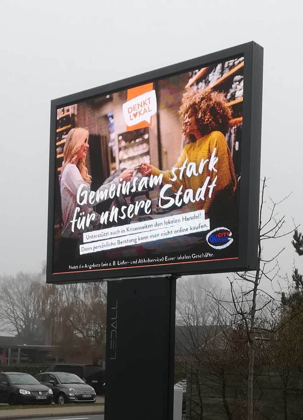 signaWall Komplettsystem outdoor LED Display Komplettlösung